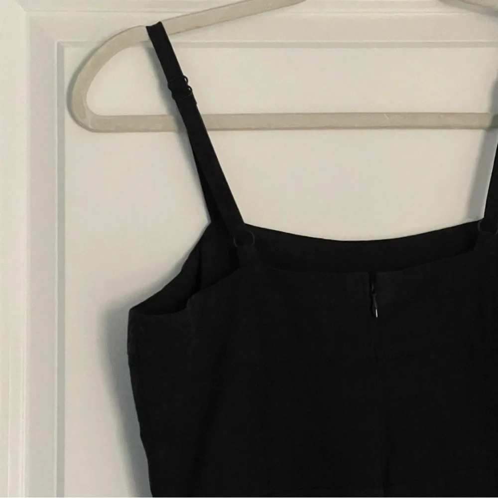 New! Madewell Square-Neck Wide-Leg Sleeveless Jumpsuit nwt 18947 - Picture 12 of 16